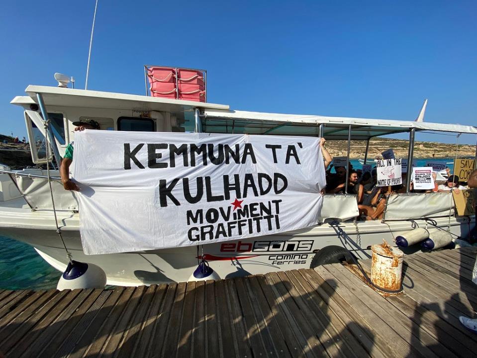 Updated: Government has no vision for a just and sustainable Comino, Graffitti says Updated: Government has no vision for a just and sustainable Comino, Graffitti says